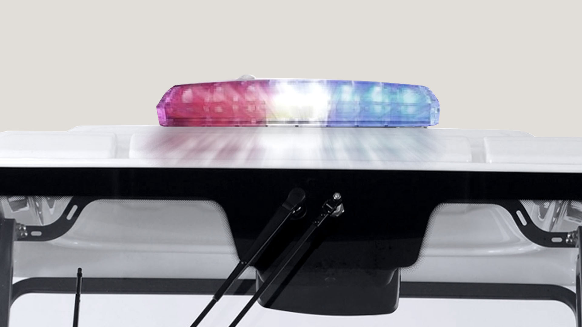 Led Tepe Lambası - Kırmızı Mavi