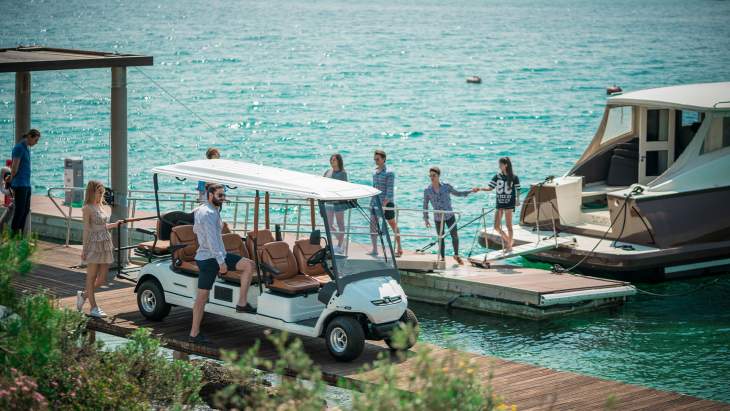 Hizmetin Olduğu Alanda Elektrikli Hizmet Aracı Yanınızda